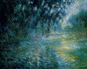 Mañana en el Sena bajo la lluvia Claude Monet Pinturas al óleo